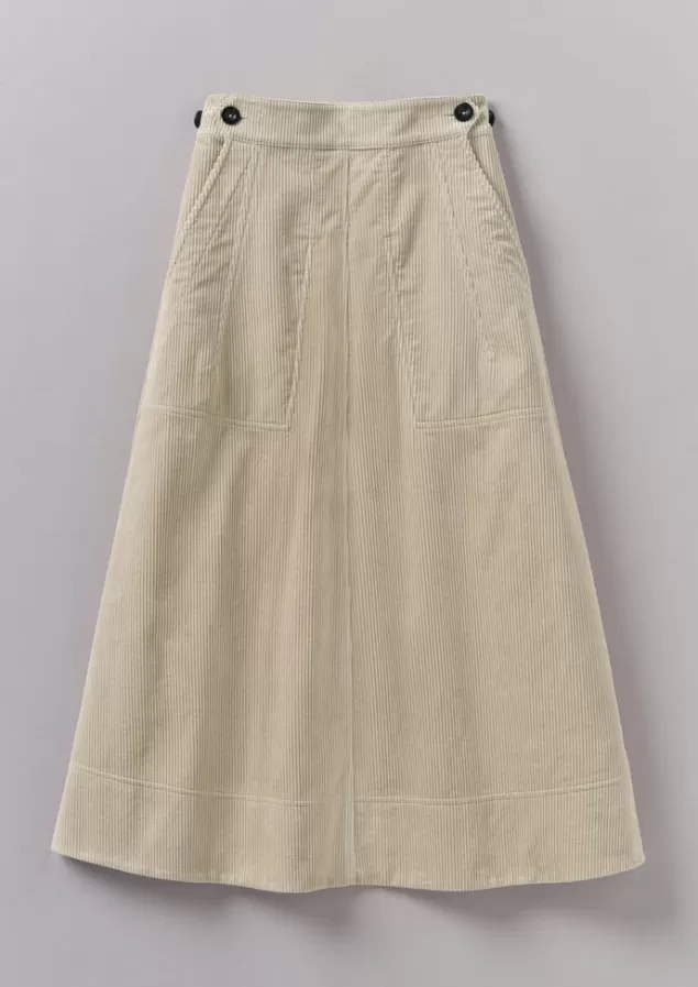 Women Toast Organic Cord A Line Skirt