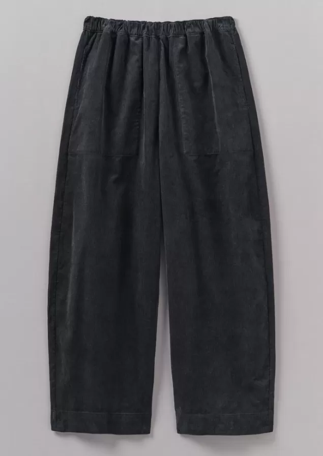 Women Toast Organic Cord Barrel Leg Trousers