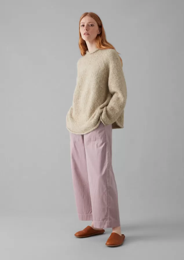 Women Toast Organic Cord Barrel Leg Trousers