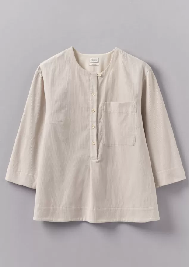 Women Toast Organic Cord Patch Pocket Shirt