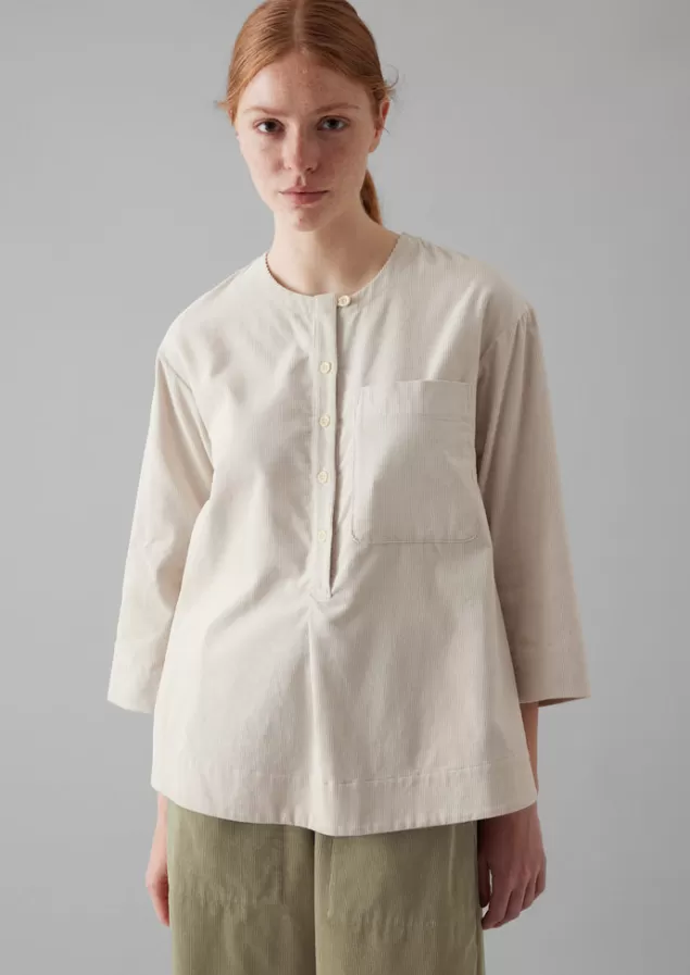 Women Toast Organic Cord Patch Pocket Shirt