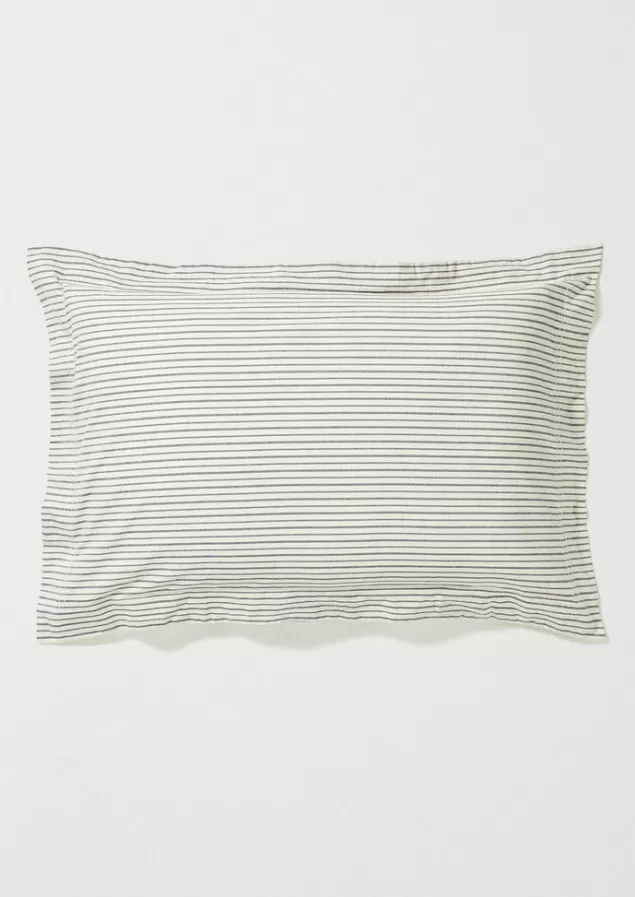 Toast Organic Cotton Pyjama Stripe Oxford Pillowcase