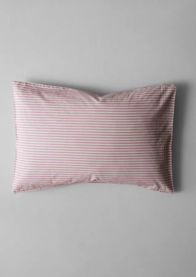 Toast Organic Cotton Ticking Stripe Housewife Pillowcase