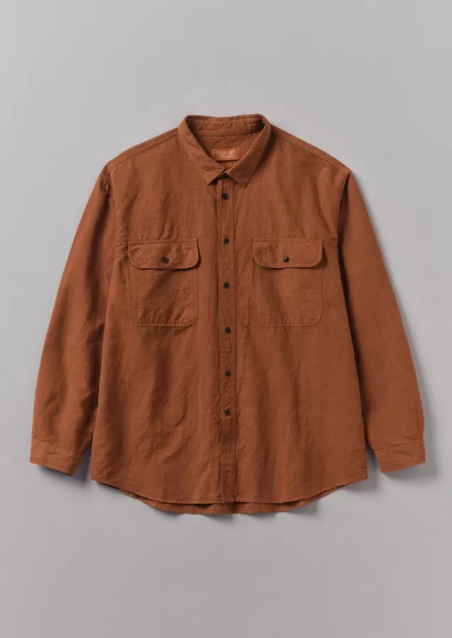 Toast Overdyed Check Workwear Shirt