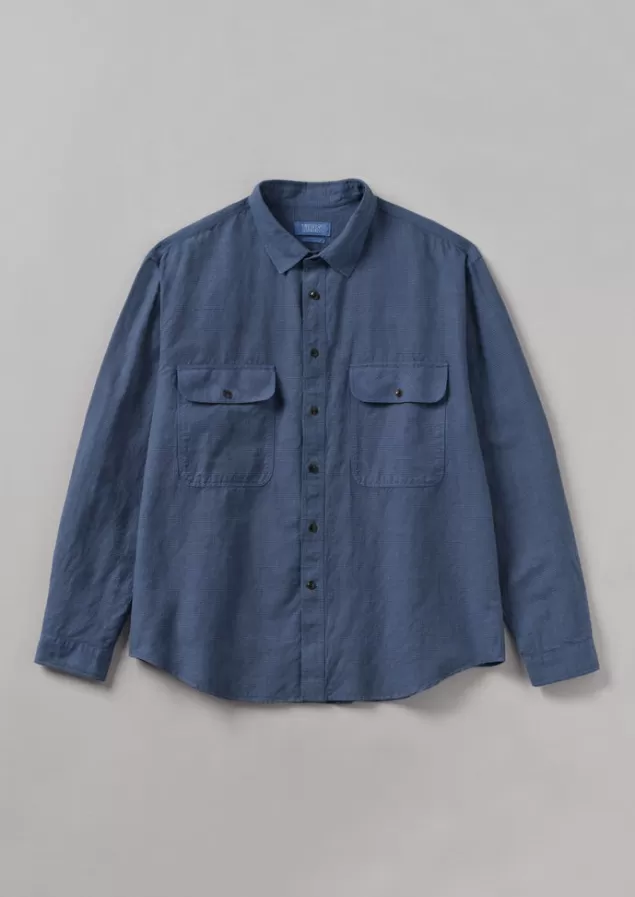 Toast Overdyed Check Workwear Shirt