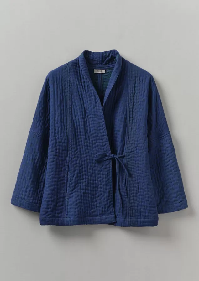 Women Toast Overdyed Repurposed Kantha Jacket