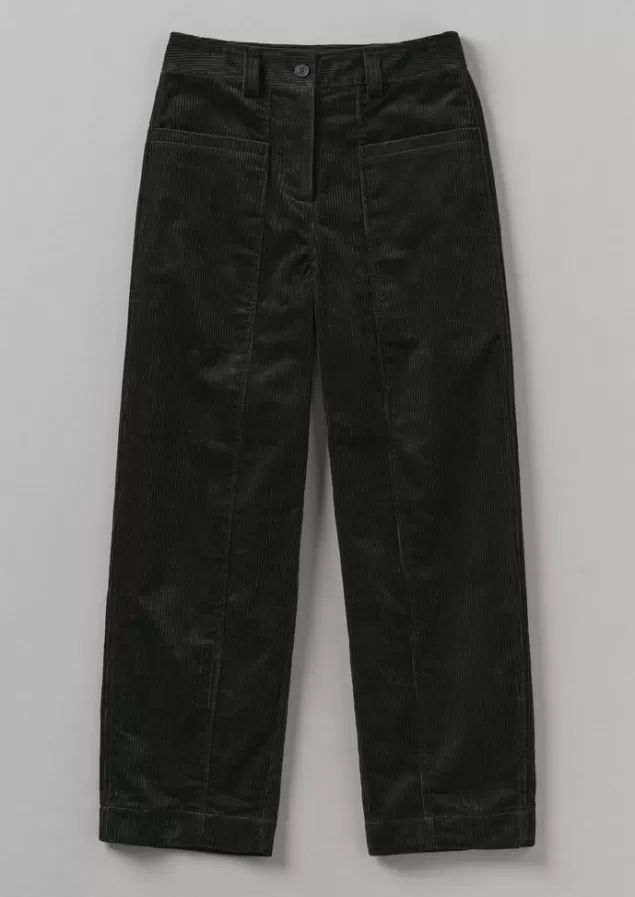 Women Toast Panelled Organic Cord Trousers