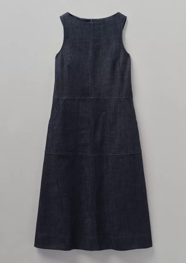 Women Toast Panelled Organic Denim Dress