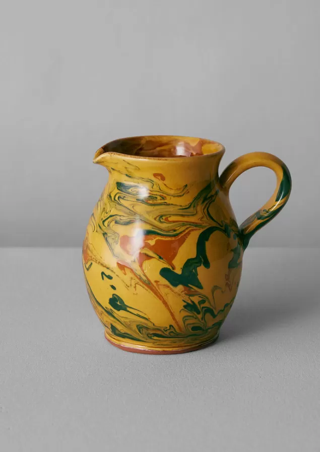 Toast Poterie Barbotine Marbled Pitcher