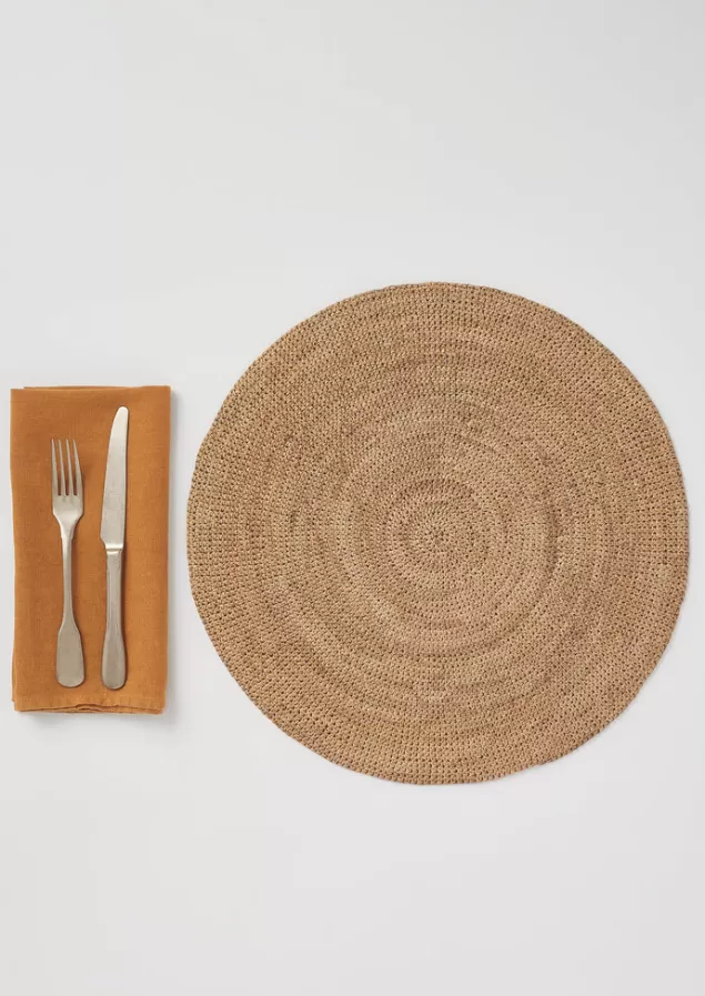 Toast Raffia Placemat