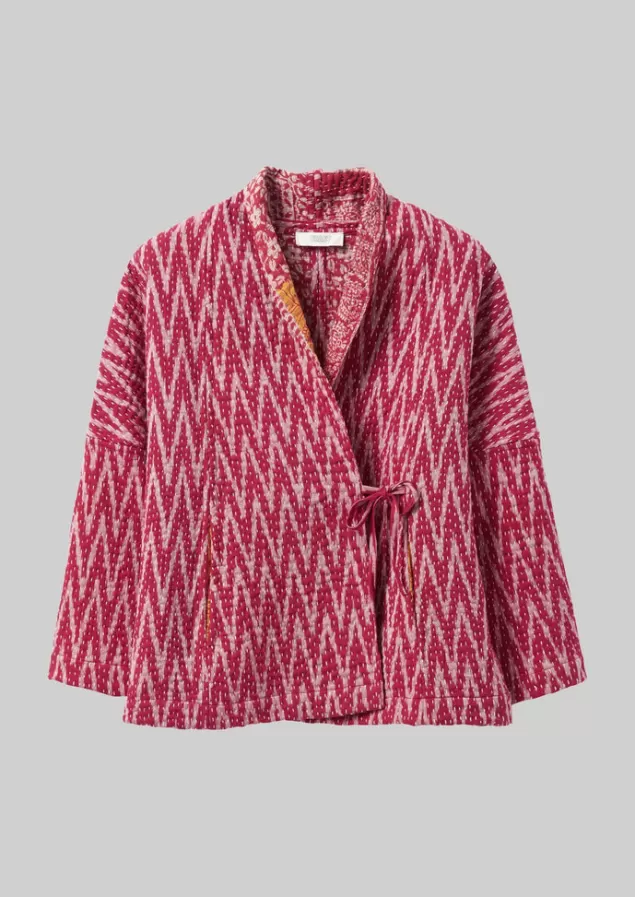 Women Toast Repurposed Ikat Kantha Jacket