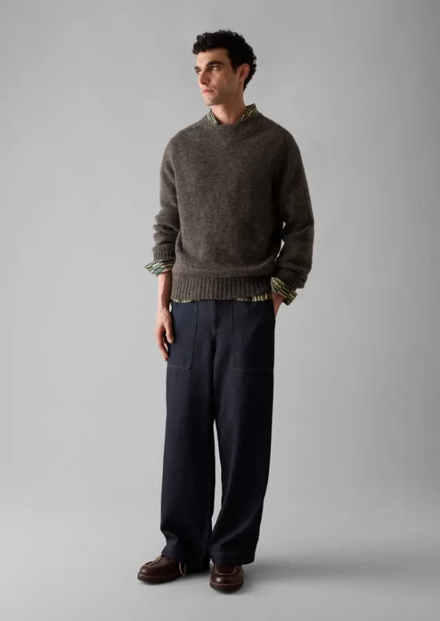 Toast Seamless Shetland Wool Sweater