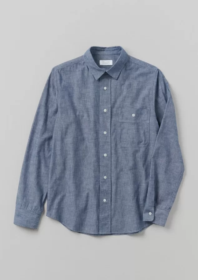 Toast Selvedge Cotton Chambray Shirt