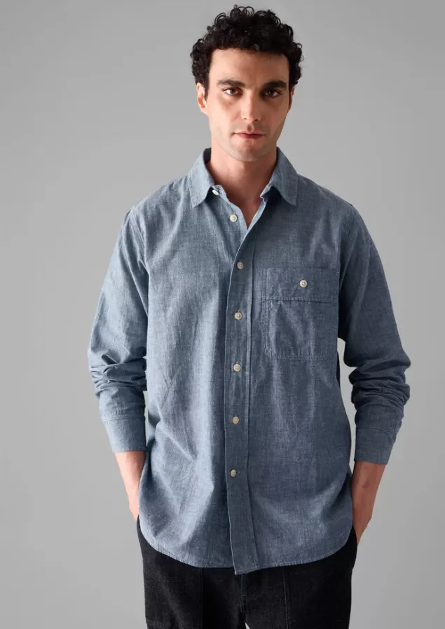 Toast Selvedge Cotton Chambray Shirt