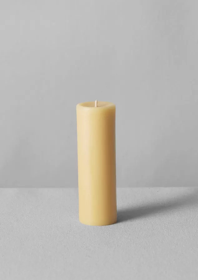 Toast Skar Organics Beeswax Pillar Candle