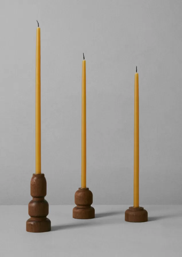 Toast Skar Organics Slim Beeswax Dinner Candle Set