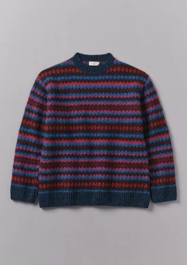 Toast Soundwave Jacquard Crew Neck Sweater