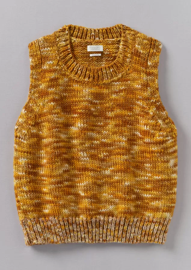 Women Toast Space Dyed Wool Knitted Tank