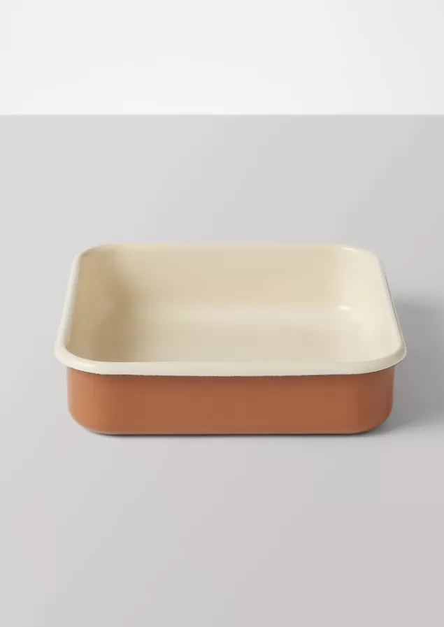 Toast Square Enamel Oven Dish