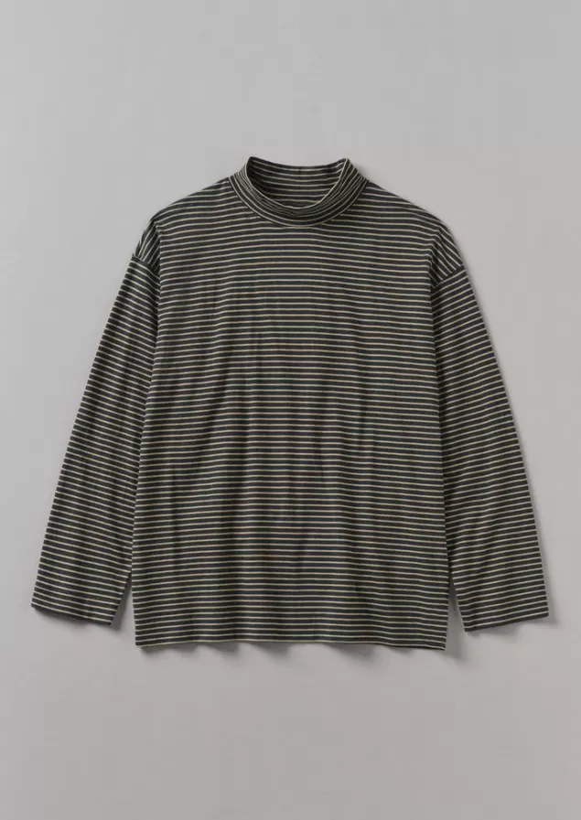 Toast Stripe Cotton Jersey Long Sleeve Tee