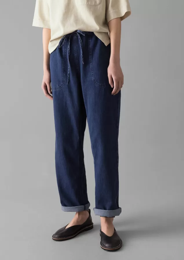 Women Toast Suki Panelled Denim Trousers