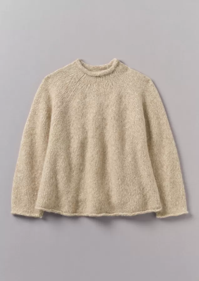 Women Toast Textured Cotton Alpaca Sweater