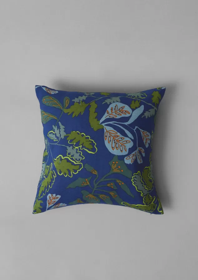 Toast Trailing Foliage Linen Cushion Cover