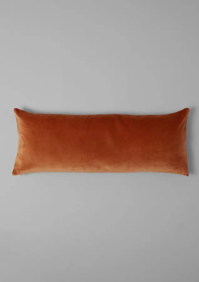 Toast Velvet Bolster Cushion