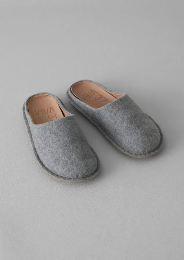 Women Toast Viba Roma Felt Slippers