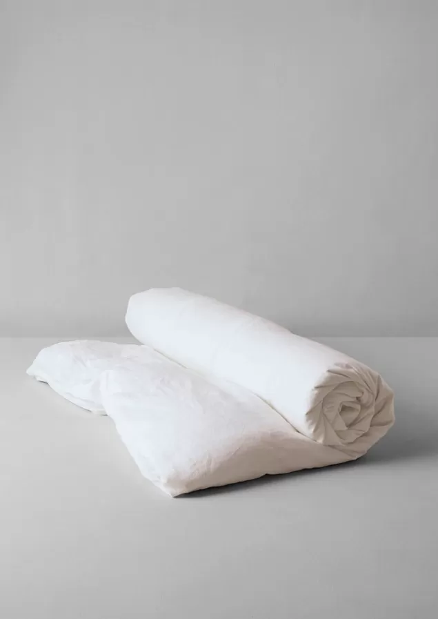 Toast Washed Linen Cotton Duvet Cover