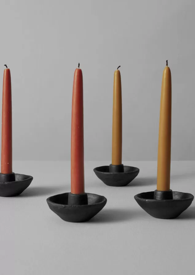 Toast Wax Atelier Set of Four Dinner Candles