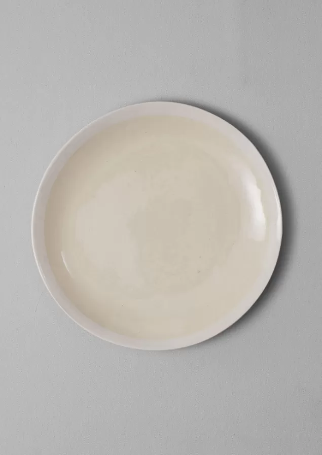 Toast Wonki Ware White Wash Side Plate