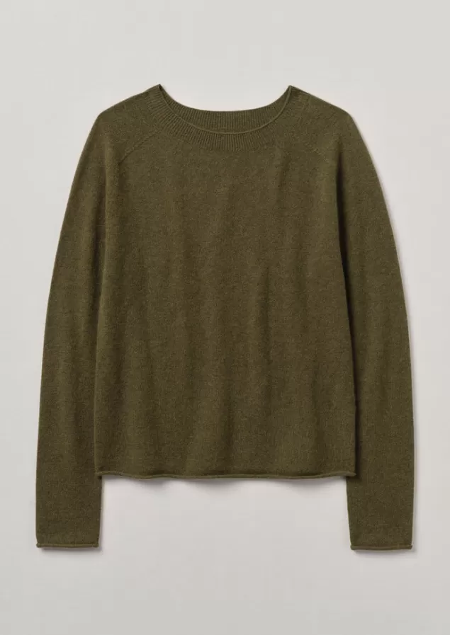 Women Toast Wool Cashmere Neat Sweater