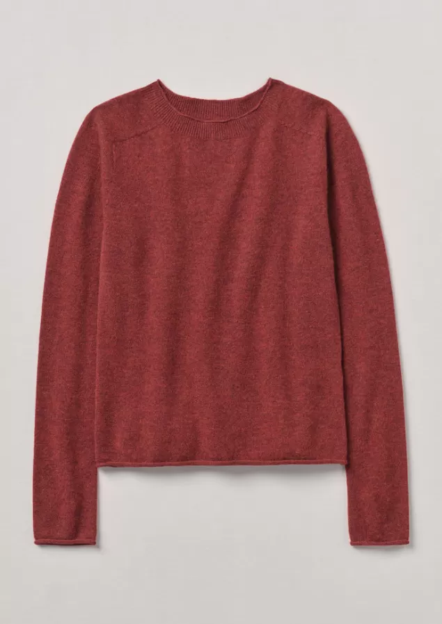 Women Toast Wool Cashmere Neat Sweater