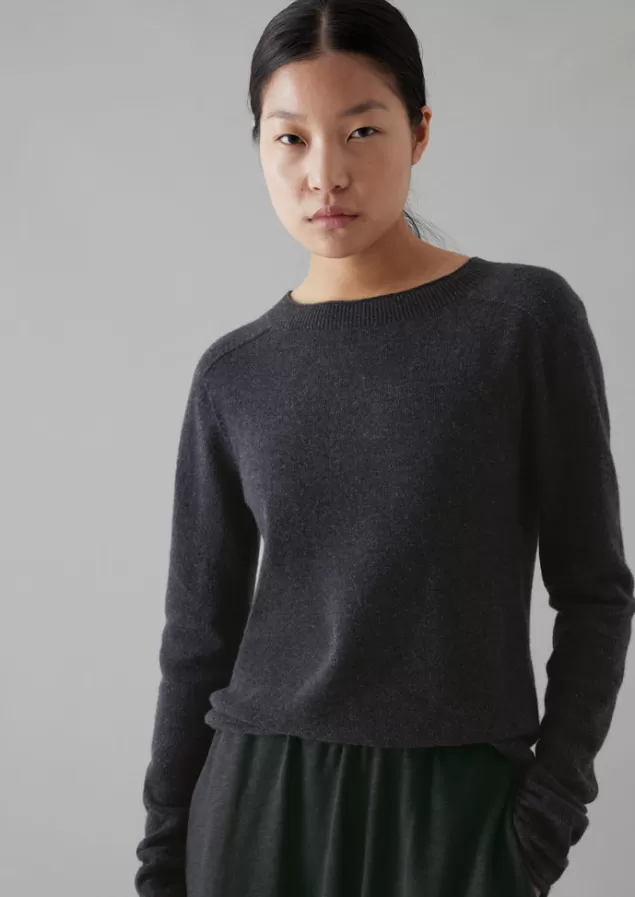 Women Toast Wool Cashmere Neat Sweater