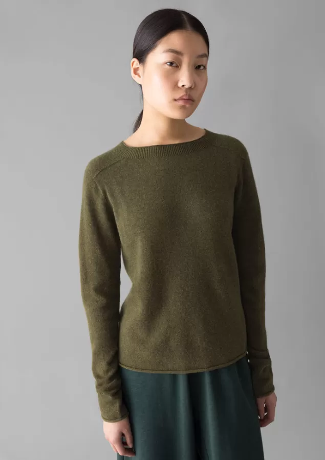 Women Toast Wool Cashmere Neat Sweater