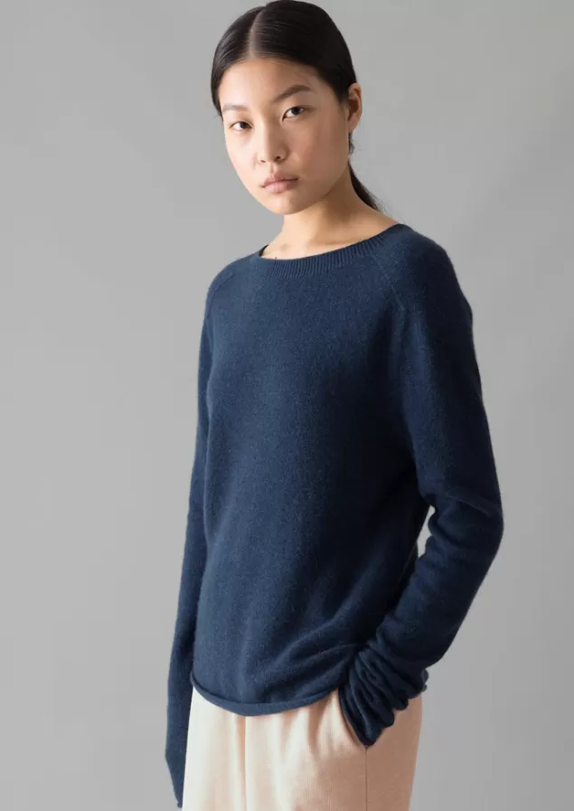 Women Toast Wool Cashmere Neat Sweater