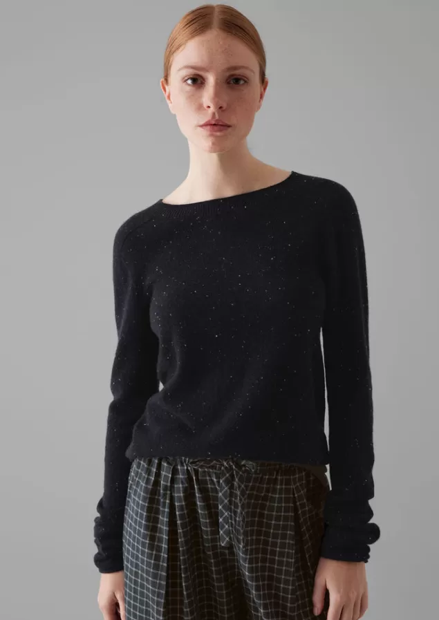 Women Toast Wool Cashmere Neat Sweater