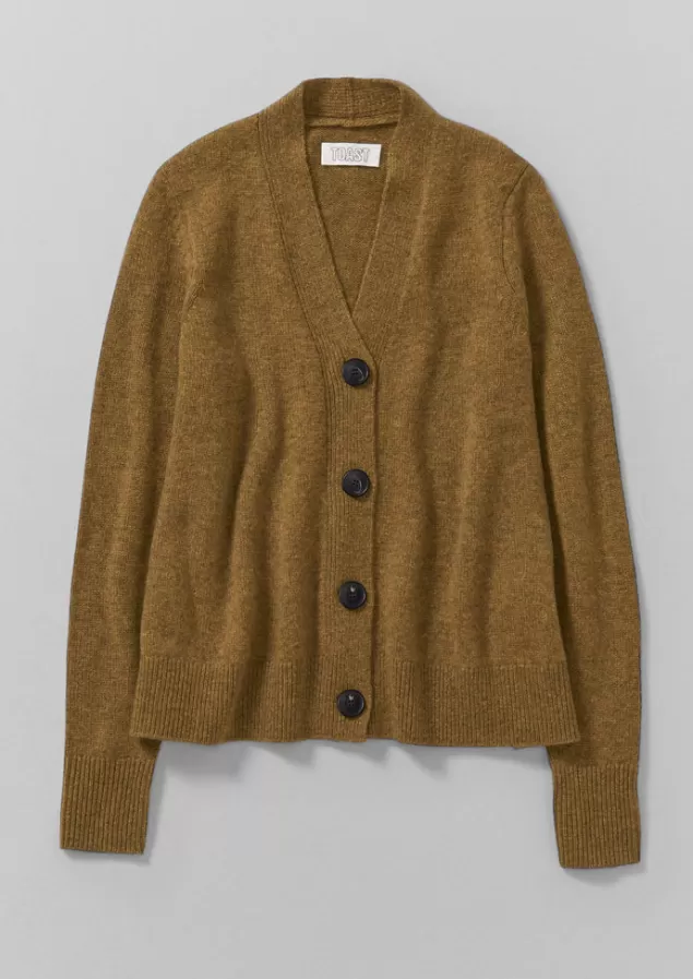 Women Toast Wool Cashmere Swingy Cardigan