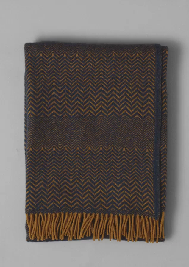 Toast Zig Zag Wool Blanket